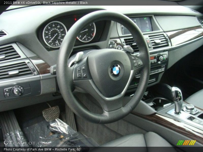 Black Sapphire Metallic / Black 2011 BMW X6 xDrive50i