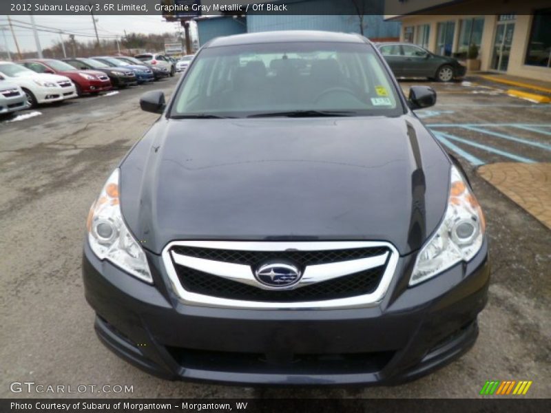 Graphite Gray Metallic / Off Black 2012 Subaru Legacy 3.6R Limited
