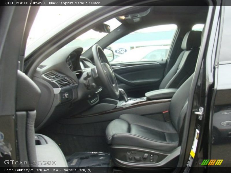 Black Sapphire Metallic / Black 2011 BMW X6 xDrive50i