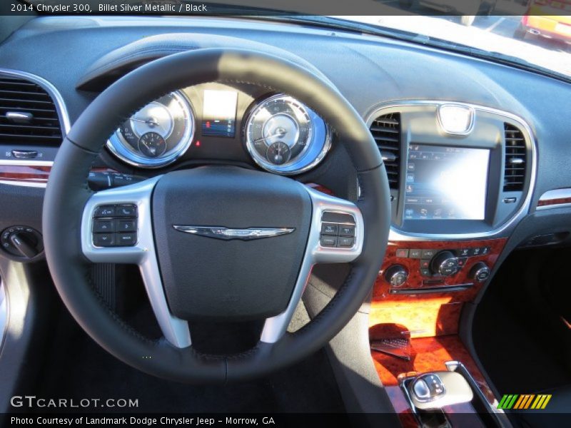 Billet Silver Metallic / Black 2014 Chrysler 300