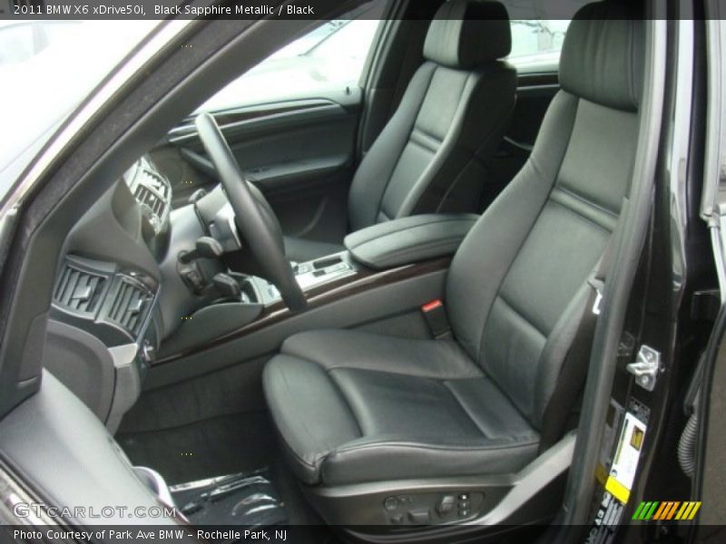 Black Sapphire Metallic / Black 2011 BMW X6 xDrive50i