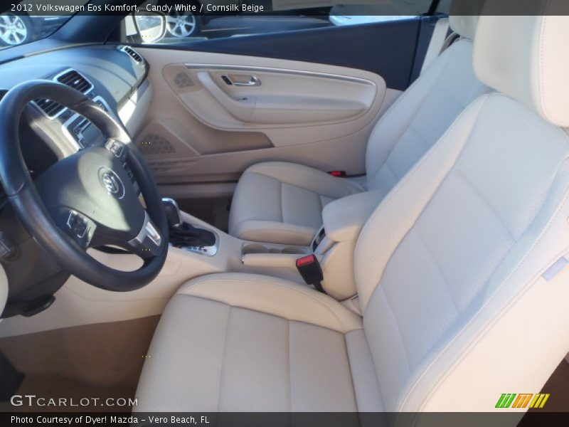 Candy White / Cornsilk Beige 2012 Volkswagen Eos Komfort