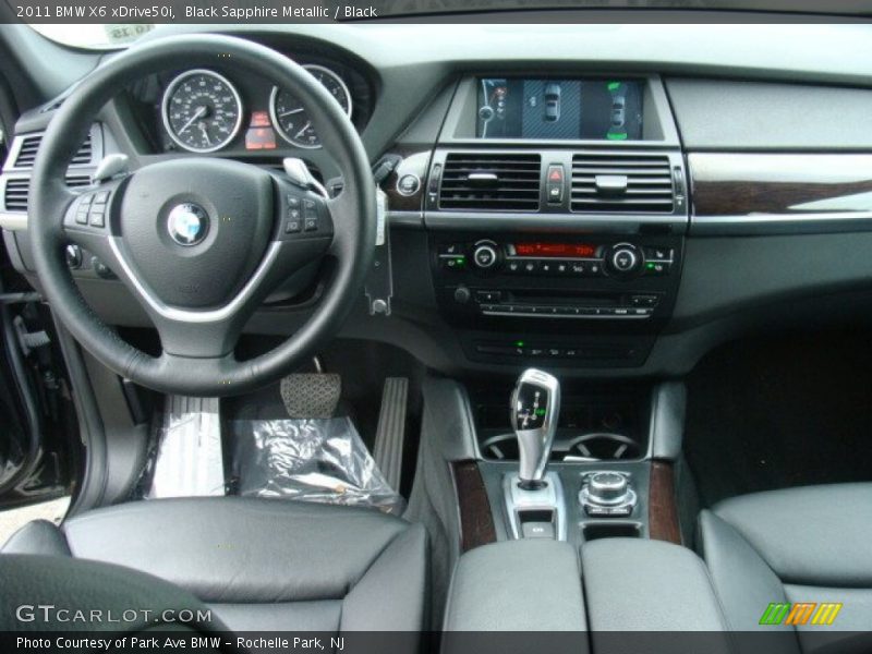 Black Sapphire Metallic / Black 2011 BMW X6 xDrive50i