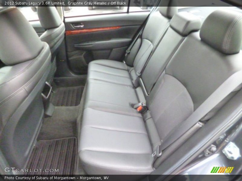 Graphite Gray Metallic / Off Black 2012 Subaru Legacy 3.6R Limited
