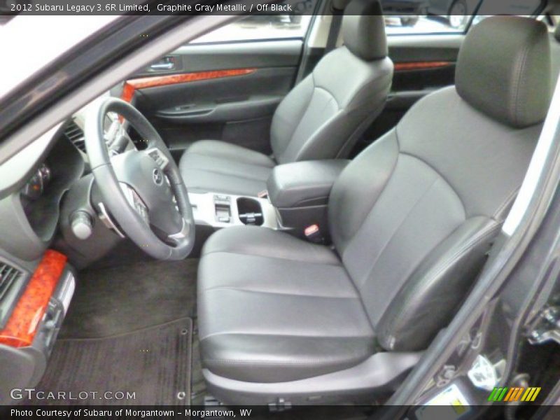 Graphite Gray Metallic / Off Black 2012 Subaru Legacy 3.6R Limited
