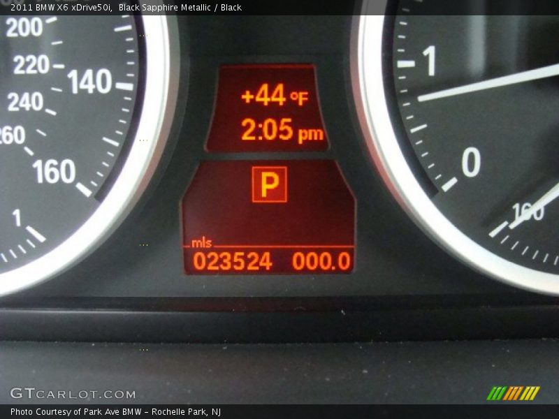 Black Sapphire Metallic / Black 2011 BMW X6 xDrive50i