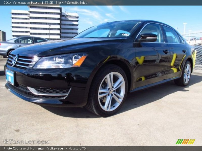 Black / Cornsilk Beige 2014 Volkswagen Passat 1.8T SE