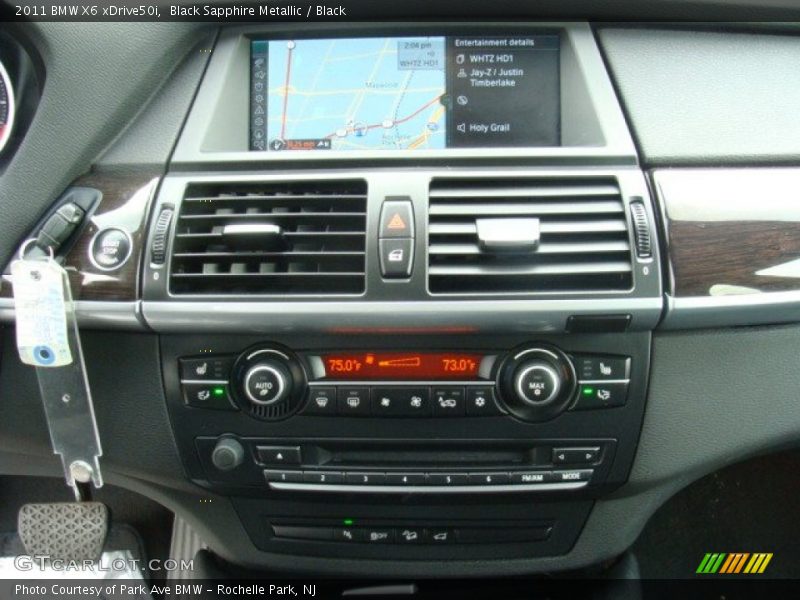 Black Sapphire Metallic / Black 2011 BMW X6 xDrive50i