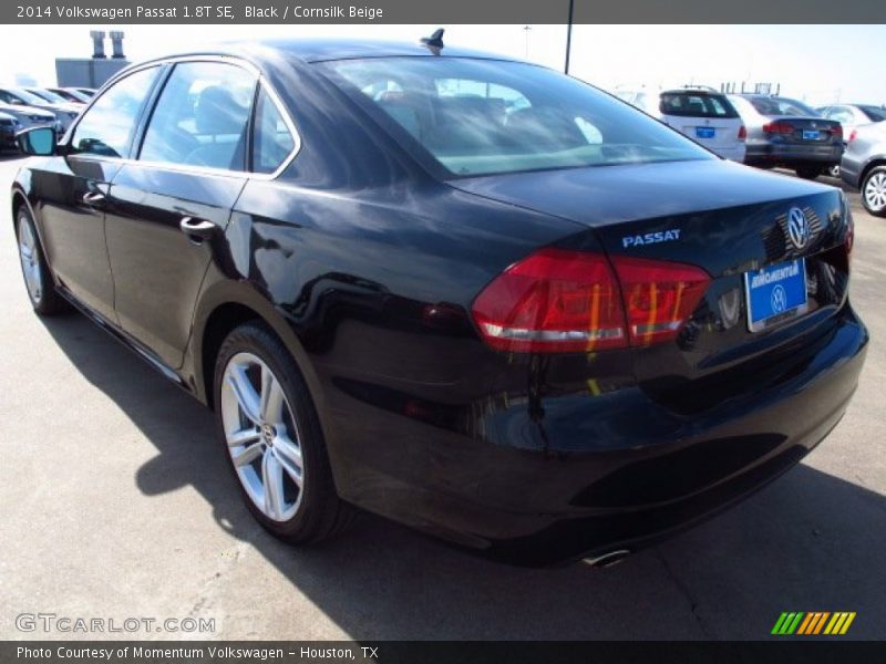 Black / Cornsilk Beige 2014 Volkswagen Passat 1.8T SE