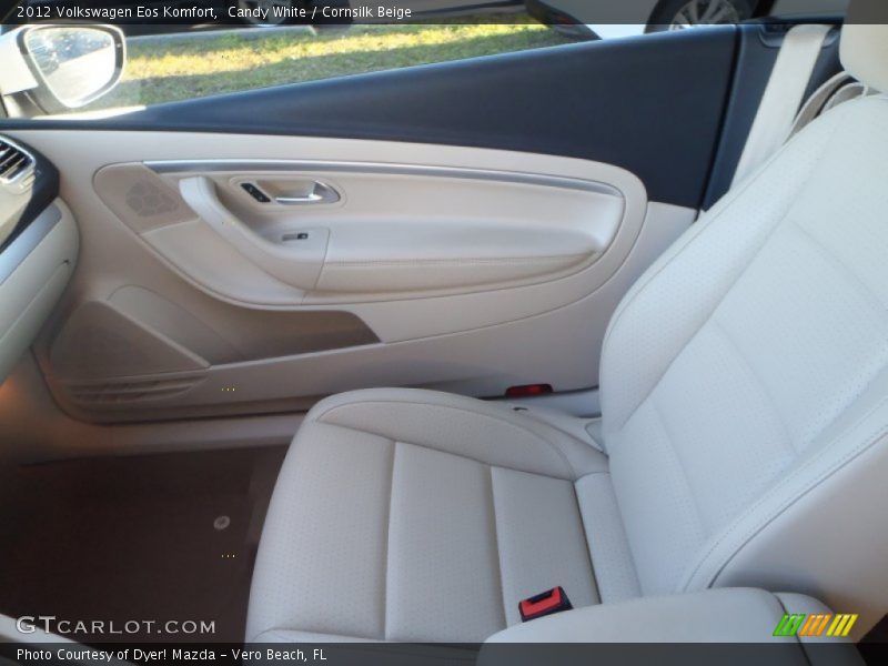 Candy White / Cornsilk Beige 2012 Volkswagen Eos Komfort