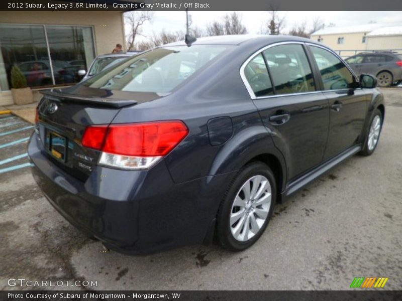 Graphite Gray Metallic / Off Black 2012 Subaru Legacy 3.6R Limited