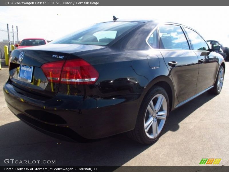 Black / Cornsilk Beige 2014 Volkswagen Passat 1.8T SE