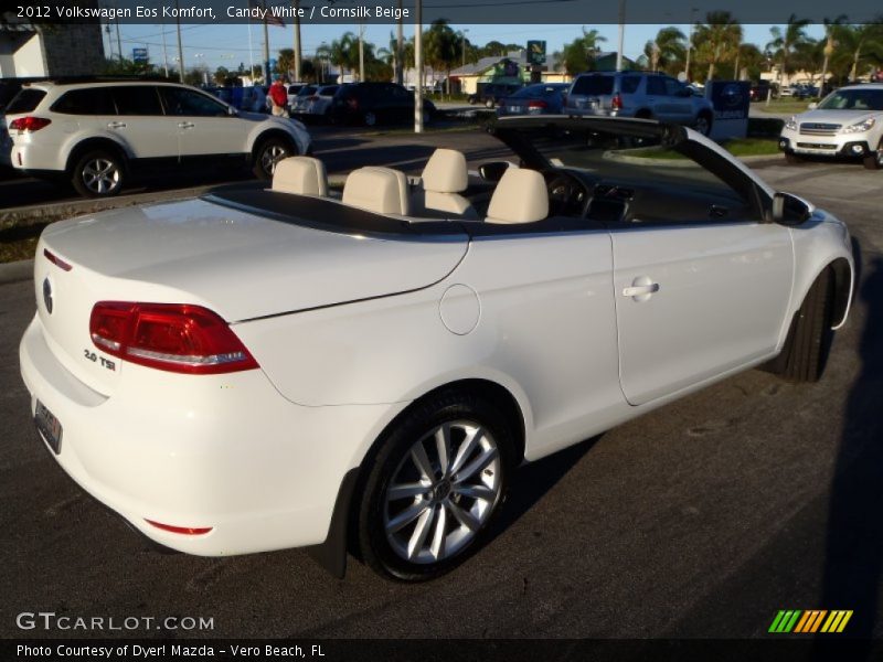 Candy White / Cornsilk Beige 2012 Volkswagen Eos Komfort