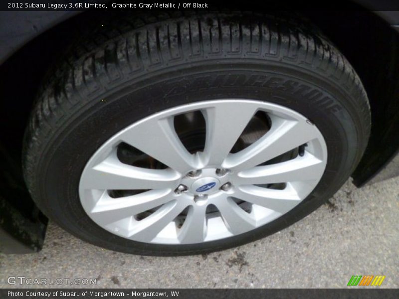 Graphite Gray Metallic / Off Black 2012 Subaru Legacy 3.6R Limited