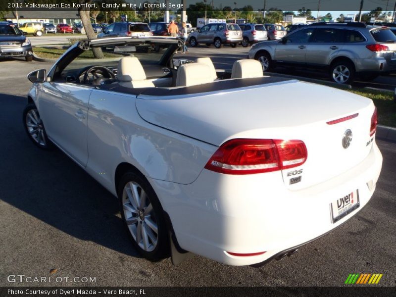 Candy White / Cornsilk Beige 2012 Volkswagen Eos Komfort