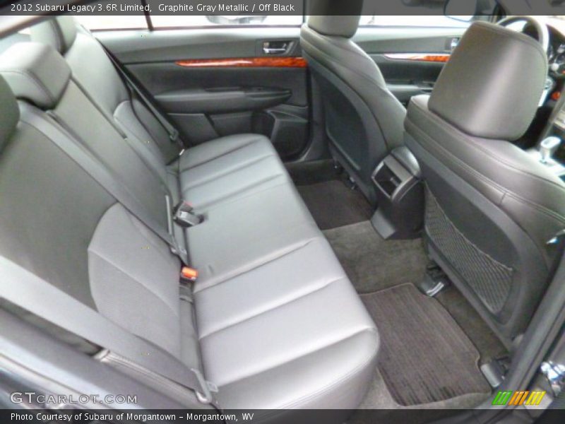 Graphite Gray Metallic / Off Black 2012 Subaru Legacy 3.6R Limited