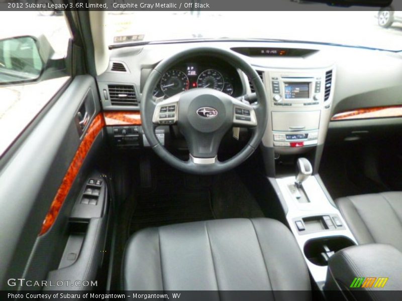 Graphite Gray Metallic / Off Black 2012 Subaru Legacy 3.6R Limited