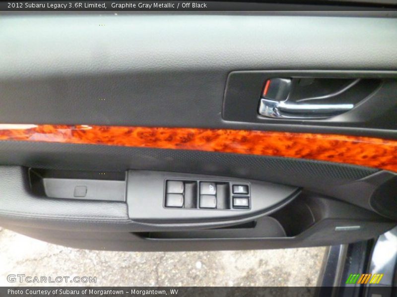 Graphite Gray Metallic / Off Black 2012 Subaru Legacy 3.6R Limited