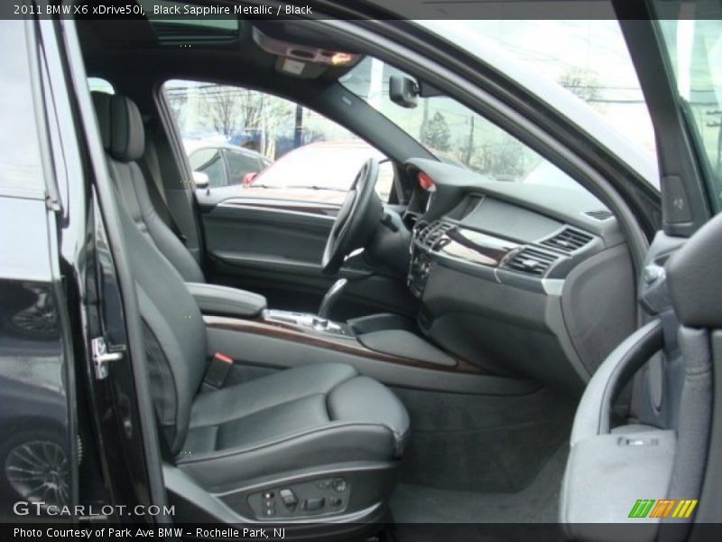 Black Sapphire Metallic / Black 2011 BMW X6 xDrive50i