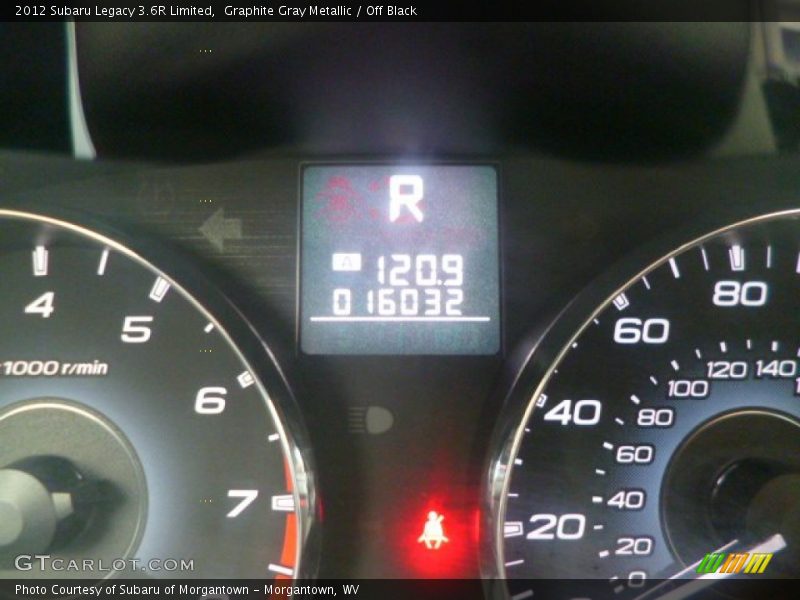 Graphite Gray Metallic / Off Black 2012 Subaru Legacy 3.6R Limited