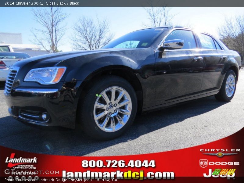 Gloss Black / Black 2014 Chrysler 300 C