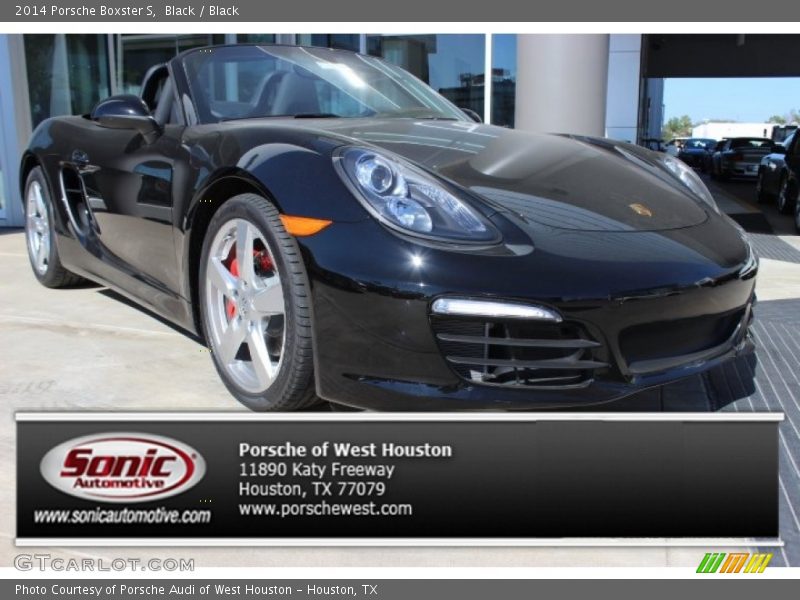 Black / Black 2014 Porsche Boxster S