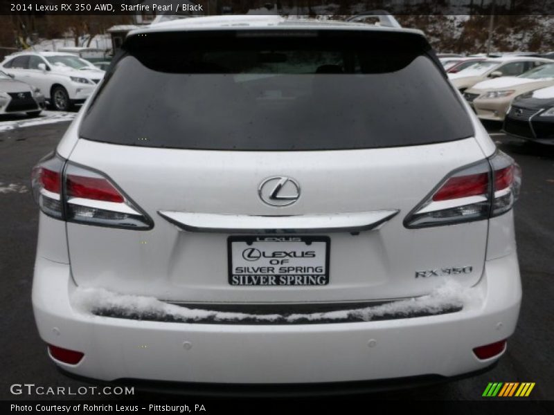 Starfire Pearl / Black 2014 Lexus RX 350 AWD