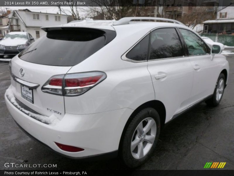 Starfire Pearl / Black 2014 Lexus RX 350 AWD