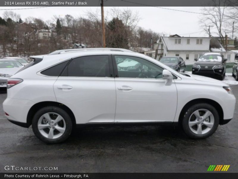 Starfire Pearl / Black 2014 Lexus RX 350 AWD