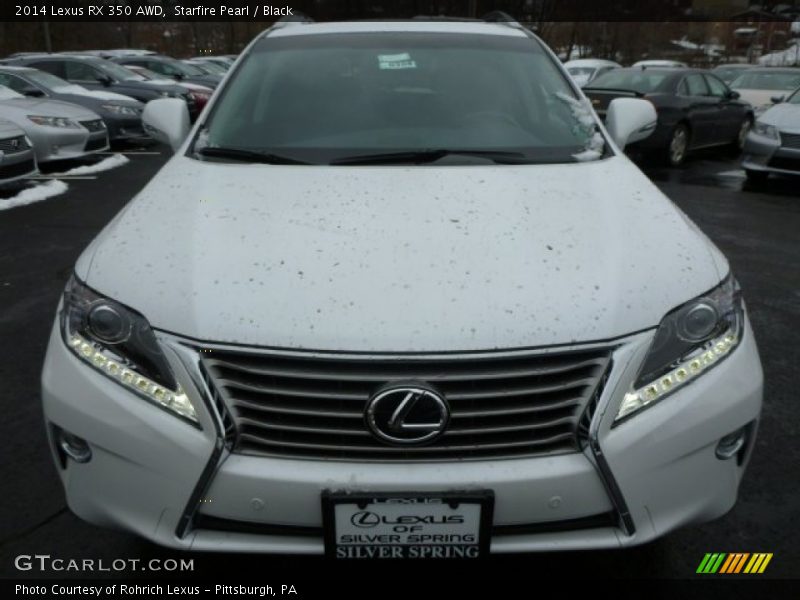 Starfire Pearl / Black 2014 Lexus RX 350 AWD