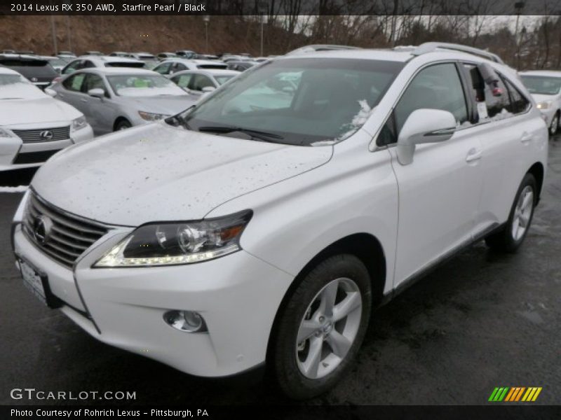 Starfire Pearl / Black 2014 Lexus RX 350 AWD