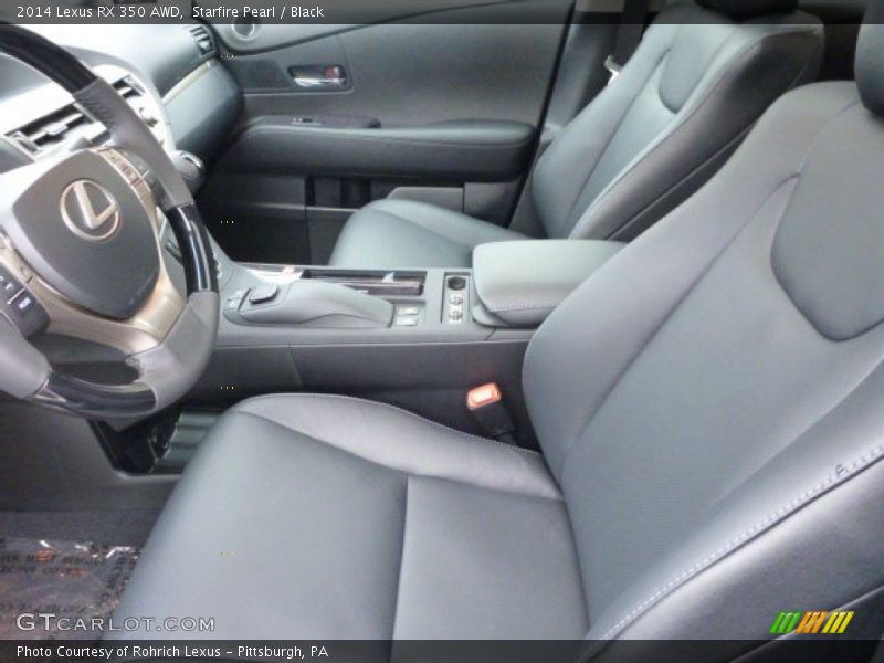 Starfire Pearl / Black 2014 Lexus RX 350 AWD