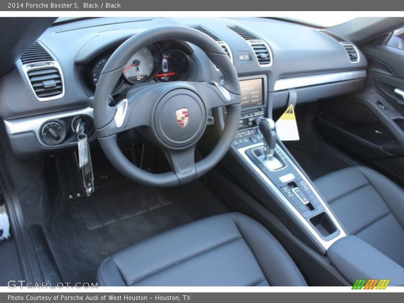 Black Interior - 2014 Boxster S 