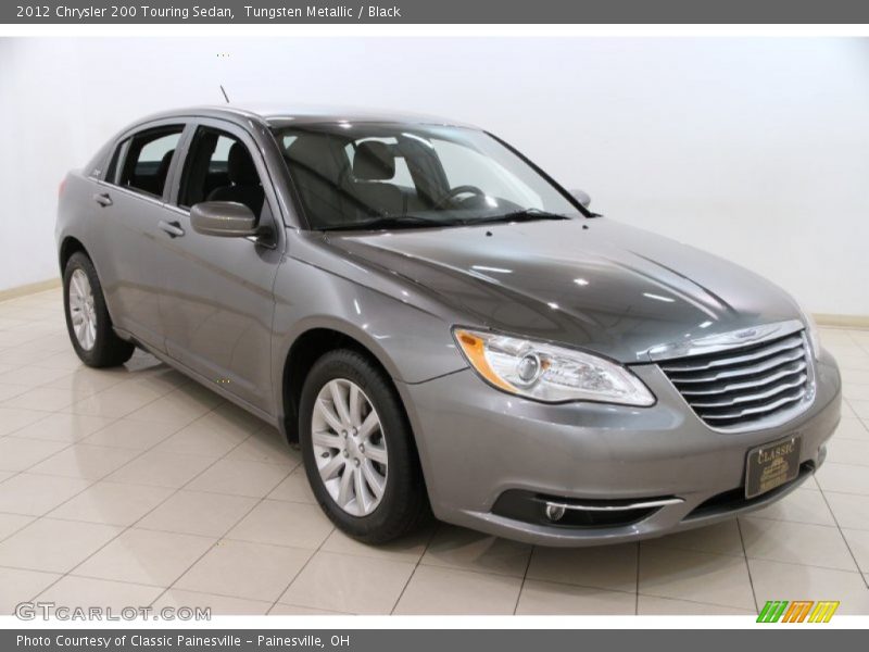 Tungsten Metallic / Black 2012 Chrysler 200 Touring Sedan