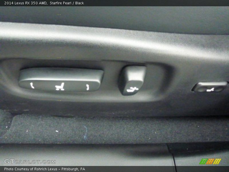 Starfire Pearl / Black 2014 Lexus RX 350 AWD