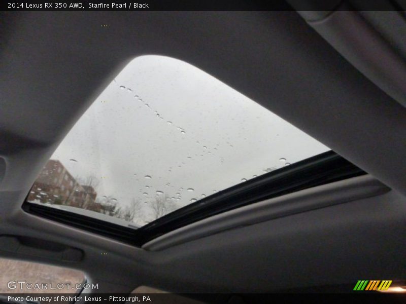 Starfire Pearl / Black 2014 Lexus RX 350 AWD