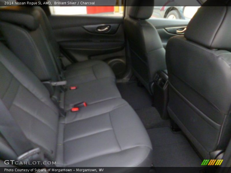 Rear Seat of 2014 Rogue SL AWD