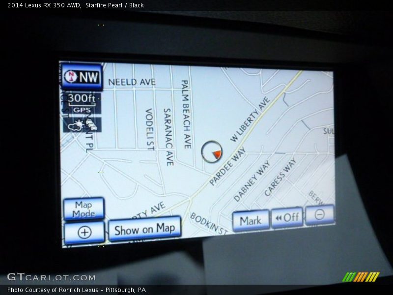 Starfire Pearl / Black 2014 Lexus RX 350 AWD