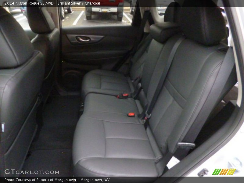 Rear Seat of 2014 Rogue SL AWD