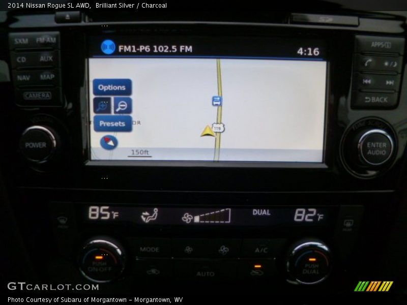 Controls of 2014 Rogue SL AWD