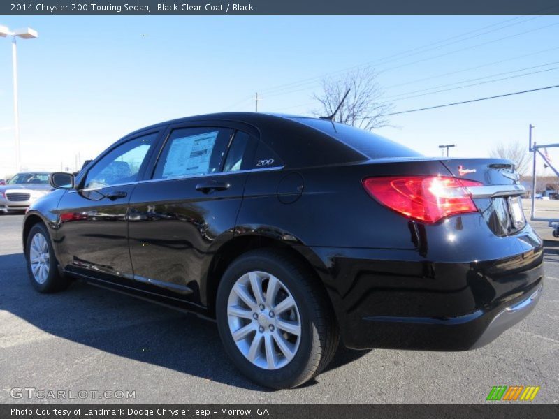 Black Clear Coat / Black 2014 Chrysler 200 Touring Sedan