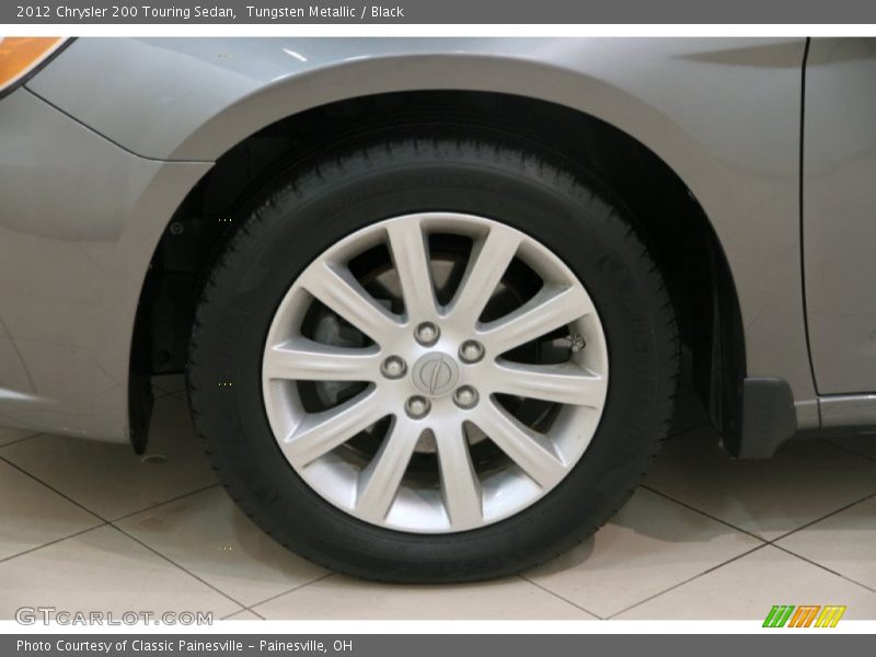 Tungsten Metallic / Black 2012 Chrysler 200 Touring Sedan
