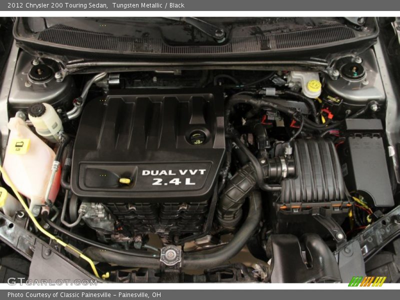 Tungsten Metallic / Black 2012 Chrysler 200 Touring Sedan