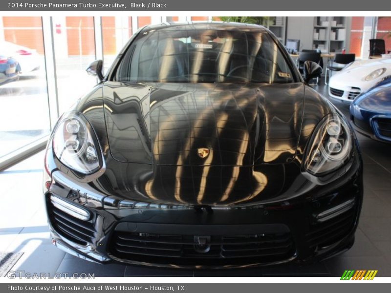 Black / Black 2014 Porsche Panamera Turbo Executive