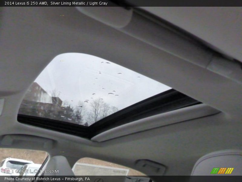 Sunroof of 2014 IS 250 AWD