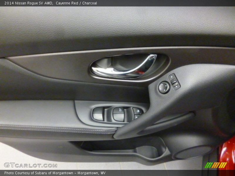 Cayenne Red / Charcoal 2014 Nissan Rogue SV AWD