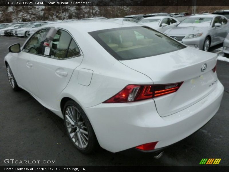 Starfire Pearl / Parchment 2014 Lexus IS 250 AWD