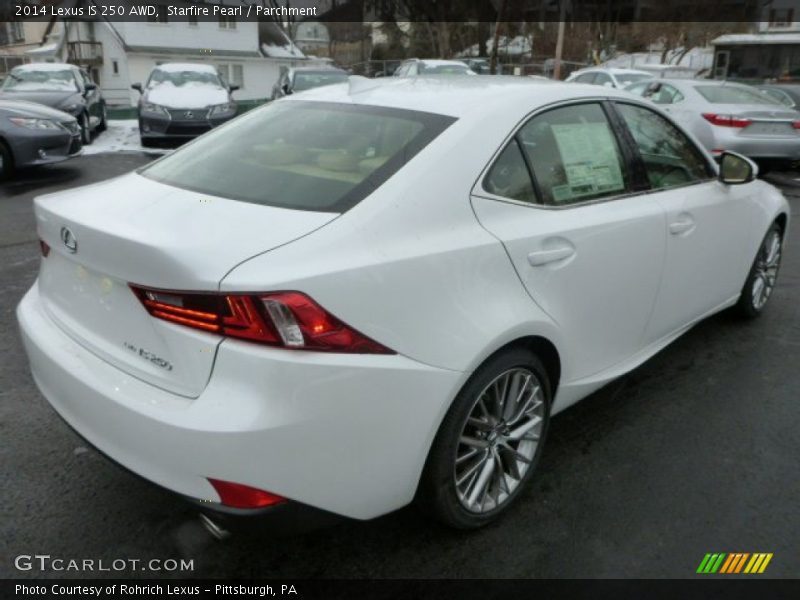 Starfire Pearl / Parchment 2014 Lexus IS 250 AWD