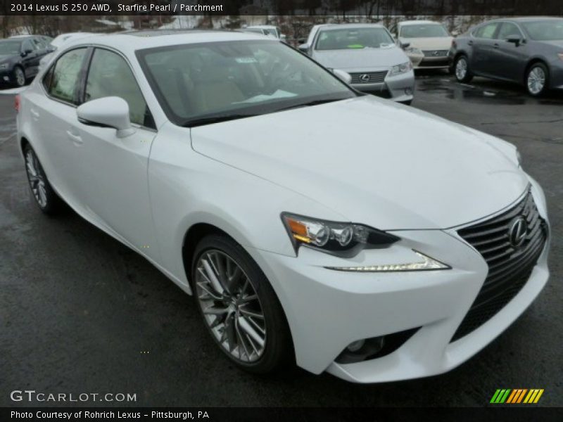 Starfire Pearl / Parchment 2014 Lexus IS 250 AWD