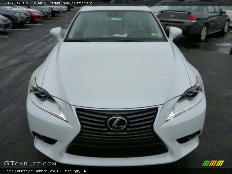 Starfire Pearl / Parchment 2014 Lexus IS 250 AWD